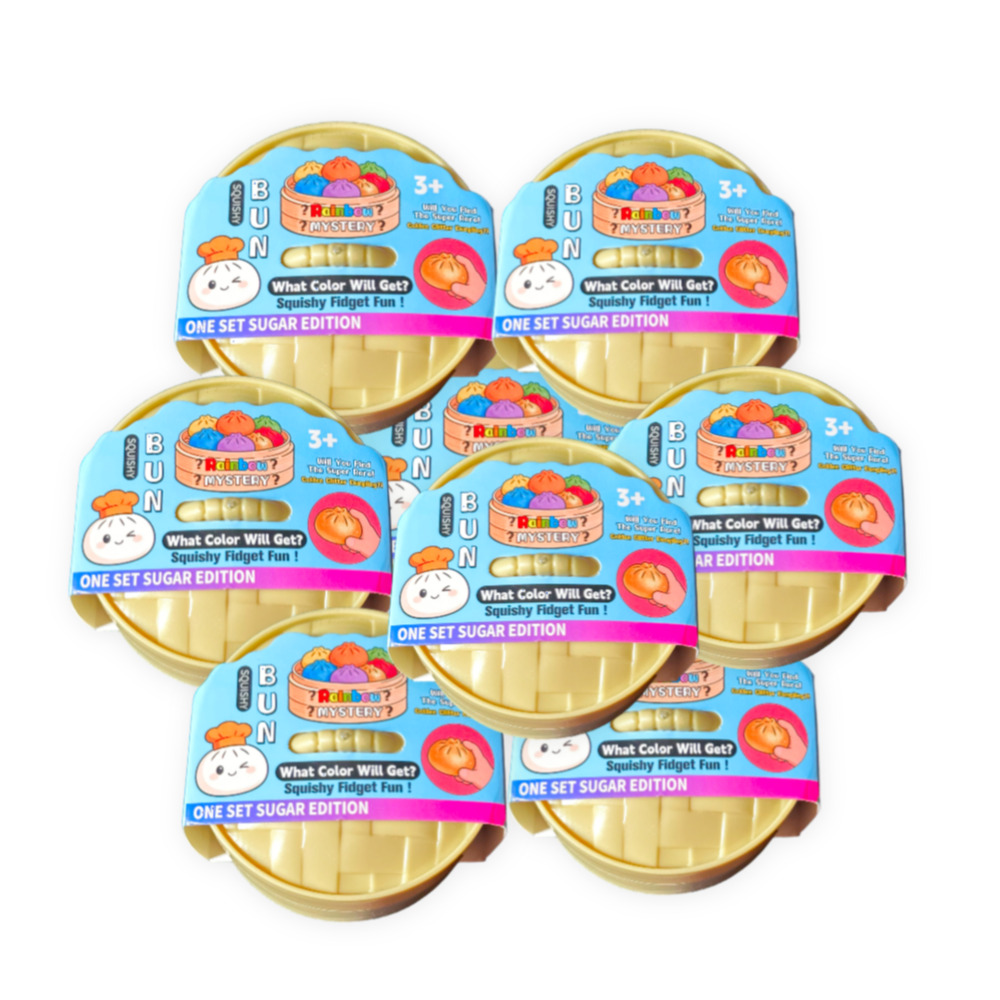 1 Mystery Squishy Bao Bun Squishy Fidget Toy